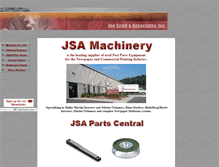 Tablet Screenshot of jsamachinery.com